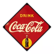 #10 - Cuadro Vintage 30 X 30 Publicidad Coca Cola No Chapa