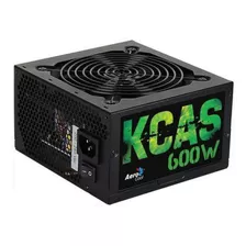 Fonte Pc Gamer Aerocool 600w Kcas Bivolt 80 Plus Bronze