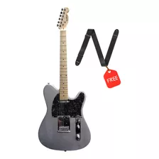 Guitarra Waldman Telecaster Silver Gte-100t Sv Prata +brinde