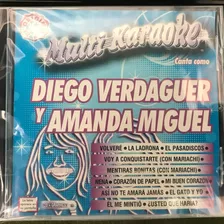 Disco Compacto Karaoke Diego Verdaguer Y Amanda Miguel 357