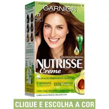  Tintura Coloração Garnier Nutrisse ( Clique E Escolha ) Tom 77 Chocolate Avela