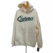 Hoodie Beisbol Sudadera Hombre Cañeros Los Mochis Beige