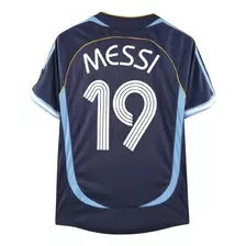 Camiseta Remera Argentina Messi Retro Mundial 2006 Suplente 