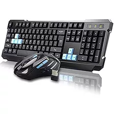 Unifire®high Quality V60 Waterproof 24g Teclado Inalámbrico 