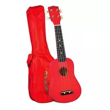 Diamond Head Du-102 Del Arco Iris Ukelele Soprano - Rojo.