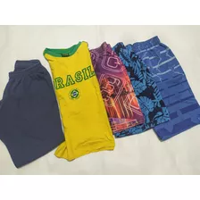 Kit De Roupas 5 Peças Tamnho 3 A 6 Usado