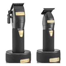 Combo Babyliss Limitedfx Boost Corte E Acabamento Preto 110v/220v