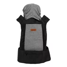 Mochila Porta Bebe Carestino Capucha 3 En 1 Negro/gris