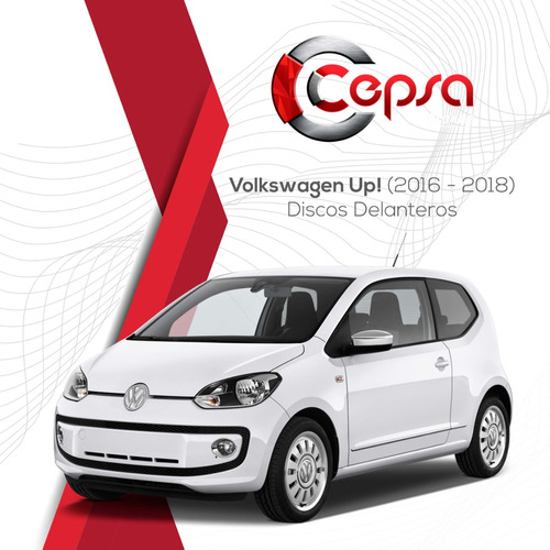 Par De Discos Delanteros Ranurados Vw Move Up! 2017 Foto 6