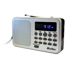 Radio Kolke Kpr364 Am/fm Usb Batería Recargable Display Led