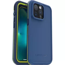 Funda Para iPhone 13 Pro Max 6.7 Mate Azul Impermeable