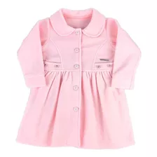 Casaco Infantil Rosa Bebê Menina - Tamanho 1 Ao 4