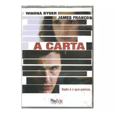 A Carta - Dvd - Winona Ryder - Josh Hamilton - Marin Ireland - James Franco