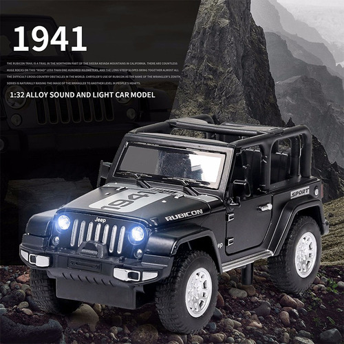 Jeep Wrangler 1941 Miniatura Metal Autos Adornos Coleccin Foto 2