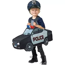 Disfraz De Coche De Policía Niños De 3 5 Años