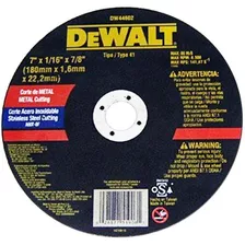 Disco De Corte Para Inox 7 X1/16 Dewalt Dw44602