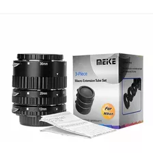 Tubos De Extension Macro Automaticos Marca Meike Para Nikon