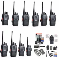 Baofeng Bf-888s Walkie Talkie Con Auricular X 10 Unidades