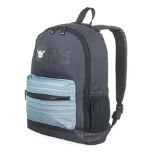 Mochila Hang Loose Jog Negro/celeste Mch3143a1 Talle Un