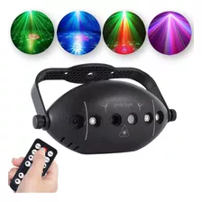 Projetor Laser Led Holográfico 6 Saídas Rgb Festa + Controle