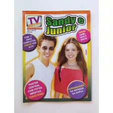 Revista Pôster Tv Mania Nº 22 - Sandy E Júnior - 2002