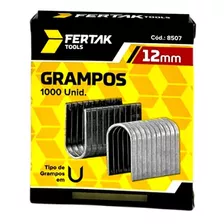 Grampo P/ Grampeador Tapeceiro Pregar Madeira Tipo U 12mm