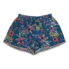 Short O'neill De Mujer Antonia Verde Floreado 100% Original