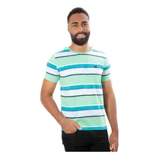 Camiseta Rappot Navy - Verde Água / Azul