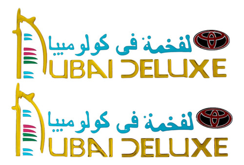 Foto de Kit Emblemas Laterales Dubai Deluxe Toyota Tx.l X2