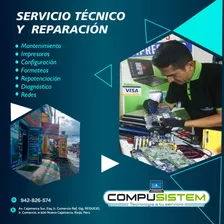 Servicio De Mantenimiento De Laptops, Impresora 