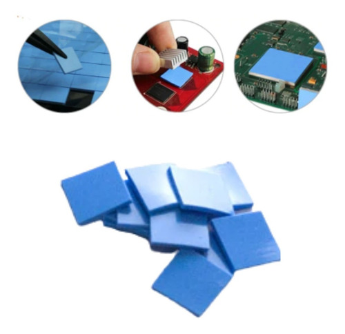 Kit 10 Thermal Pad Termico 10mm X 10mm X 1mm Nfe Pronta Entr