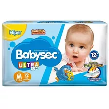 Fralda Babysec Ultra Jumbinho Tamanho M 8 Pacotes Com 18