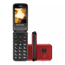 Celular Multilaser Flip Vita Radio Fm Dual Sim Vermelho