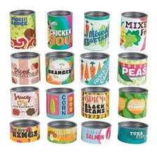 Juego De Juego Cans Toys Grocery : Latas De Cartón Apilables