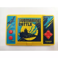 Frete Grátis Mini Game Casio Submarine Battle Cg-330 1985 Funciona 100% Watch Importado Japão