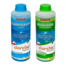 Clarificador + Alguicida Mantenimiento X 1 Lt Combo