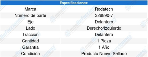 Maza Rueda Delantera Peugeot 306 98-00 Rodatech 5659817 Foto 2