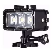 Iluminador Led Luz Gopro Mergulho Flash Sj4000 Prova De Agua