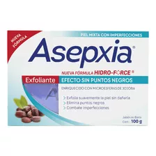 Asepxia Jabón Exfoliante Puntos Negros 100gr