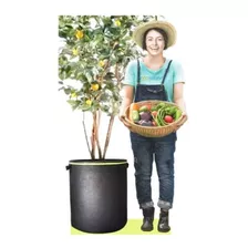 Maceta Tela Geotextil 80 Litros 4 Piezas Cultivo Arbol 