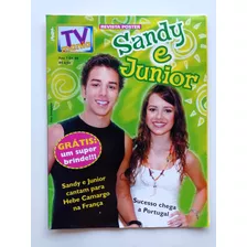 Revista Pôster Tv Mania Nº 66 - Sandy E Júnior - 2002