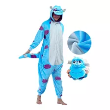 Pijama Kigurumi Fantasia Cosplay Pelinho Macacão Com Capuz