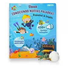 Libro Interactivo Educativo Bilingüe Español Para Niños 