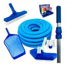 Kit Limpeza Piscina 8m De Mangueira Teste Cl E Ph + Cabo 2m