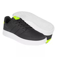 Tenis Caballero adidas Breaknet Ig5385 Simipiel Gris