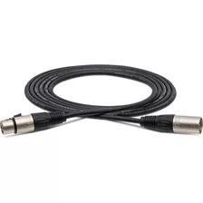 Cable De Audio Digital Hosa, Xlr Macho A Xlr Hembra | Negro