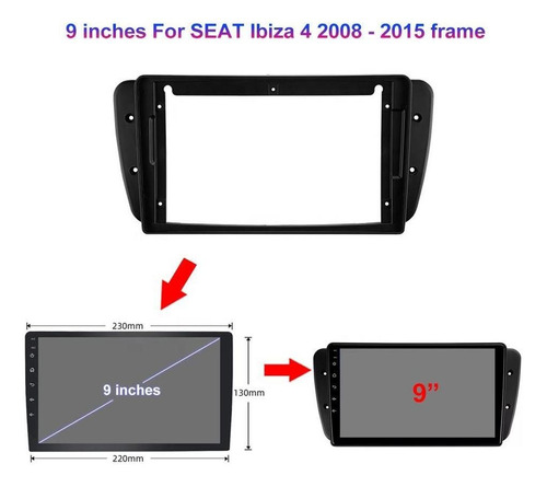 Autoestreo Pantalla 2+32g Para Seat Ibiza 2008-2013 Con Bt Foto 10