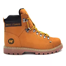 Bota West Coast Masculina Worker Classic Caramel