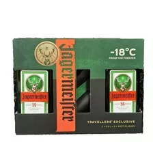 Jagermeister Pack 2 Botellas De 500 Ml Y 2 Shot Ceramicos