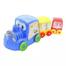 Brinquedo Educativo Infantil Trenzinho Piuí C/ 3 Vagões Cor Colorido Personagem N/a